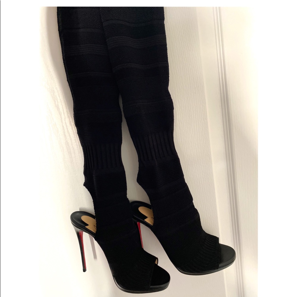 Christian Louboutin Over Knee Sock Boots